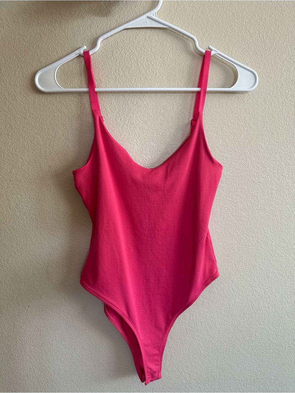Zara Hot Pink Bodysuit - Scoop Neck